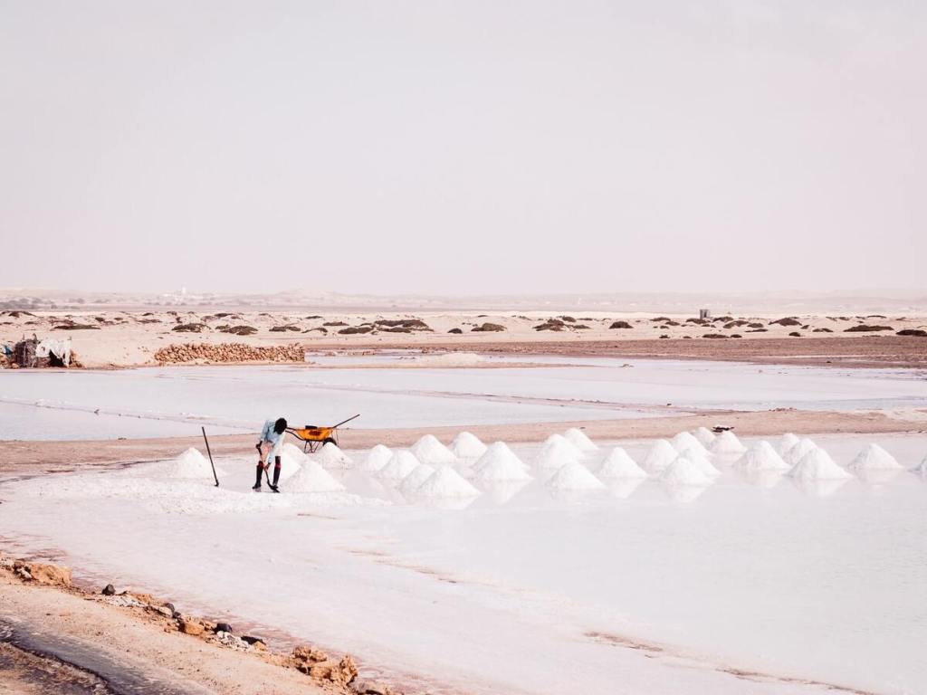A worker in salt mines.